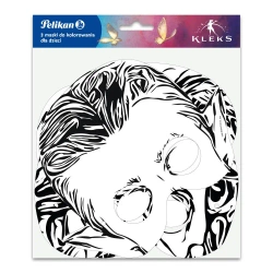 Maski dla dzieci do kolorowania Kleks 3 szt. Pelikan