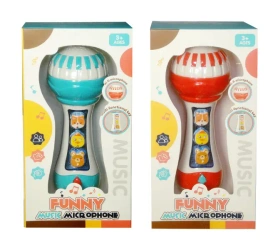 Mikrofon z dźwiękami i światłem mix - SWEDE