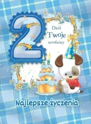 Kartka okolicznościowa Urodziny 2 MF02 - Trend