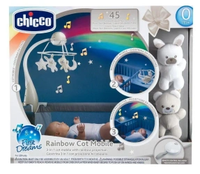 Karuzela Rainbow 3w1 różowa - Chicco