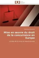 Mise en uvre du droit de la concurrence en europe - SPASSOVA-V