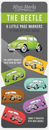 Zakładki magnetyczne auta - Beetle VW Garbus 6szt - IF