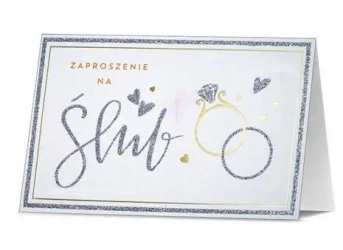 Zaproszenie Ślub (5szt) - Pan Dragon