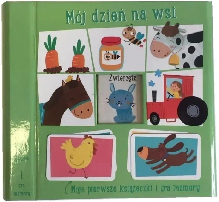 Moje pierwsze książeczki i memory - Dzień na wsi - praca zbiorowa