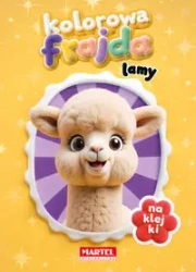 Kolorowa frajda. Lamy z naklejkami - Agata Niemirska