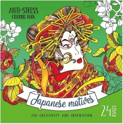 Kolorowanka antystresowa 200x200 12 Japanese motiv - Fresh