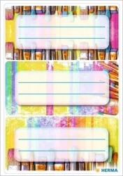 Naklejki szkolne - Pędzle 9szt - Herma