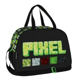 Torba na ramię Pixel zielony - STARPAK