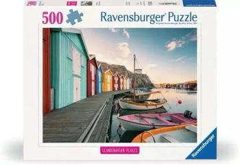 Puzzle 500 Przystań dla Łodzi w Smgen - Ravensburger