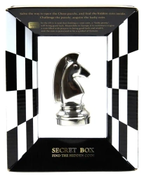 Łamigłówka Cast Knight Skoczek Szachy Silver - Hanayama