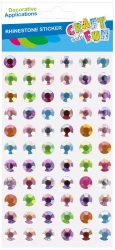 Ozdoba Dekoracyjna Samoprzylepna Kryształki 10mm Op.11szt. Craft with Fun 545872