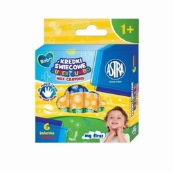 Kredki świecowe okrągłe Super Jumbo 6kol ASTRA - ASTRA papiernicze