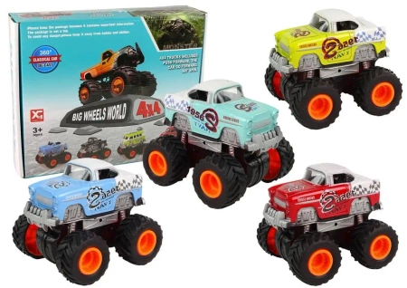 Auto 4x4 na dużych kołach mix - Leantoys