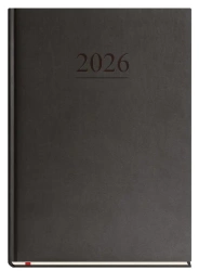 Terminarz 2026 A4 tygodniowy uniwersalny czarny - Michalczyk i Prokop