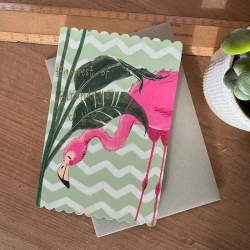 Karnet Urodziny Flaming - Alex Clark