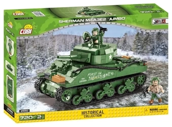 Klocki Sherman M4A3E2 Jumbo - Cobi Klocki
