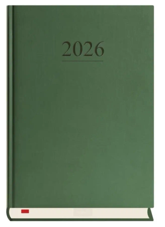 Terminarz 2026 A5 dzienny Menadżera zielony - Michalczyk i Prokop