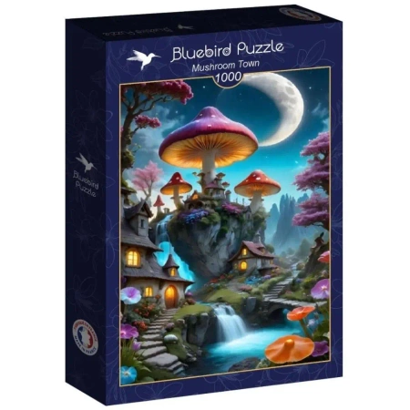 Puzzle 1000 Miasteczko grzybów - Bluebird Puzzle