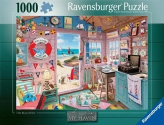 Puzzle 1000 Chatka na plaży - Ravensburger