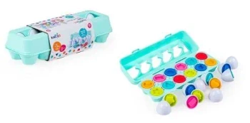 Jajka zabawa kształtami - Tulifun