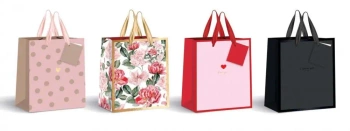 Torebka 18x23x10cm Gold mix - INTERDRUK