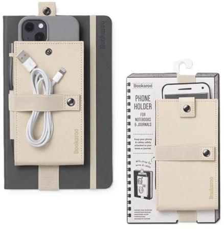 Bookaroo Phone Holder kremowy uchwyt na smartfon - IF