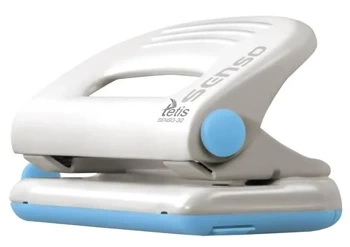 Dziurkacz metalowy niebieski 10 kartek SENSO-32 - Tetis