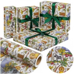 Papier zwierzątka Wesołe Safari X-Strong 38cmx20m - PaperHit