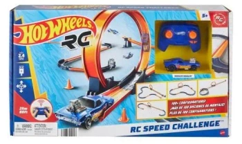 Hot Wheels R/C Wyzwanie prędkości Zestaw torów - Mattel