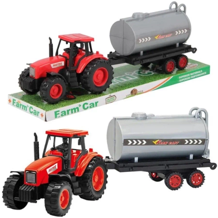 Traktor z przyczepą cysterna - Trifox