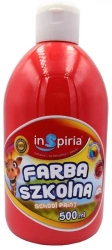 Farba szkolna czerwona 500ml - InSpiria