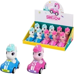 Auto z jednorożcem naciśnij i jedź MIX - Trifox