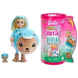 Lalka Barbie Cutie Reveal Chelsea Miś - Delfin - Mattel