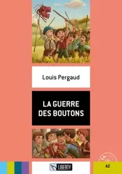 LF La guerre des boutons książka + CD A2 - Louis Pergaud