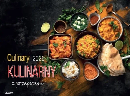 Kalendarz 2026 ścienny album. 28,5x20cm Kulinarny - Avanti