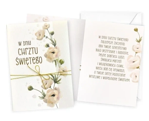 Karnet Chrzest - Kukartka