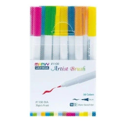 Flamastry Artist Brush 36 kolorów - Marvy