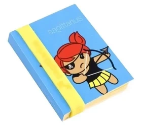 Zodiak - notatnik z opaską na rękę - Strzelec - Thinking Gifts