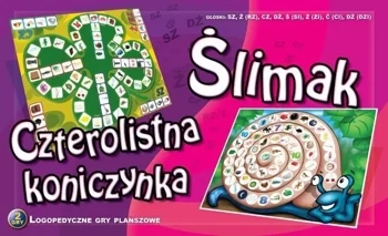 2 gry Ślimak/Czterolistna koniczynka - KOMLOGO