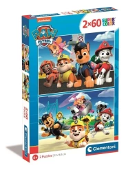 Puzzle 2x60 Super Kolor Psi Patrol - Clementoni