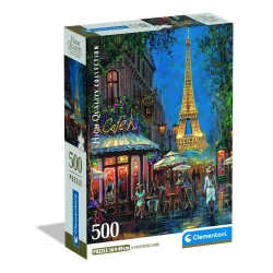 Puzzle 500 Night At The Eiffel Cafe - Clementoni