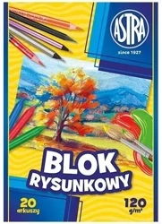 Blok rysunkowy A4/20K 120g (10szt) ASTRA - ASTRA papiernicze