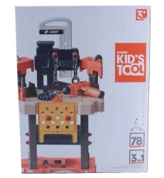 Warsztat z narzędziami 3w1 78el - Madej