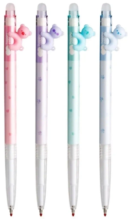 Długopis usuwalny Bears Pastel 0.5mm nieb. (12szt) - GDD