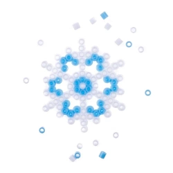 Zestaw koralików do prasowania śnieżynka - Dalprint dpCraft