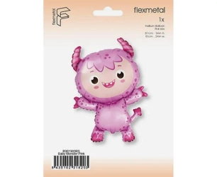 Balon foliowy Mały różowy potwór 86cm - Godan