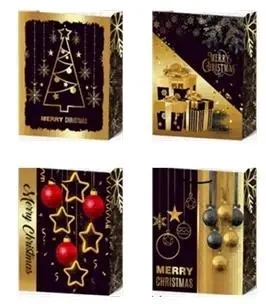 Torebka prezentowa M Boże Narodzenie platera mix