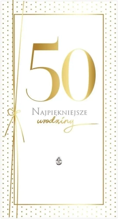 Karnet PM-194 Urodziny 50 (cyfry) - Passion Cards