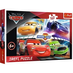 Puzzle 160 Zwycięski wyścig Cars TREFL