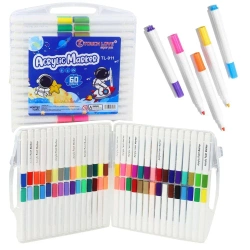 Markery akrylowe 60szt - Leantoys